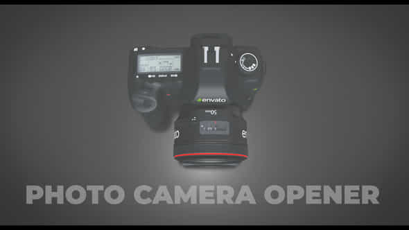 Photo Camera Opener - VideoHive 22666041