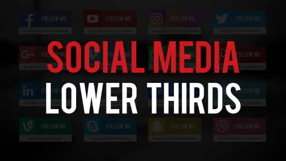 Social Media Lower - VideoHive 19820548