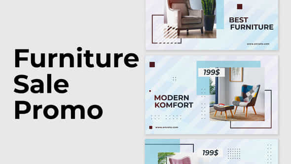 Furniture Sale Promo - VideoHive 36550911