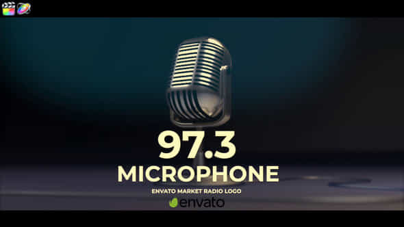 Microphone Logo - VideoHive 48991806