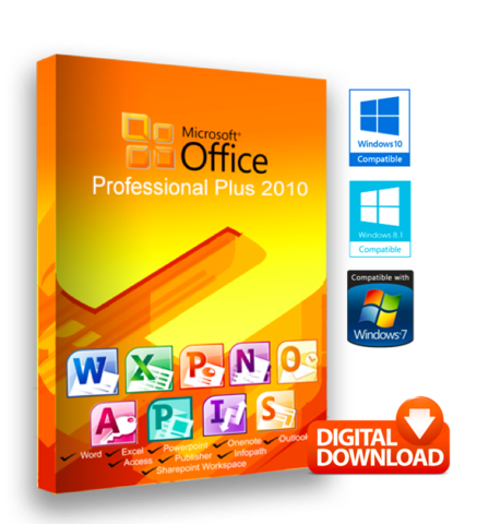 ms office professional plus 2010 windows 8