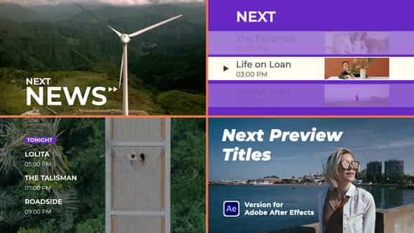 Next Preview Titles - VideoHive 56300917