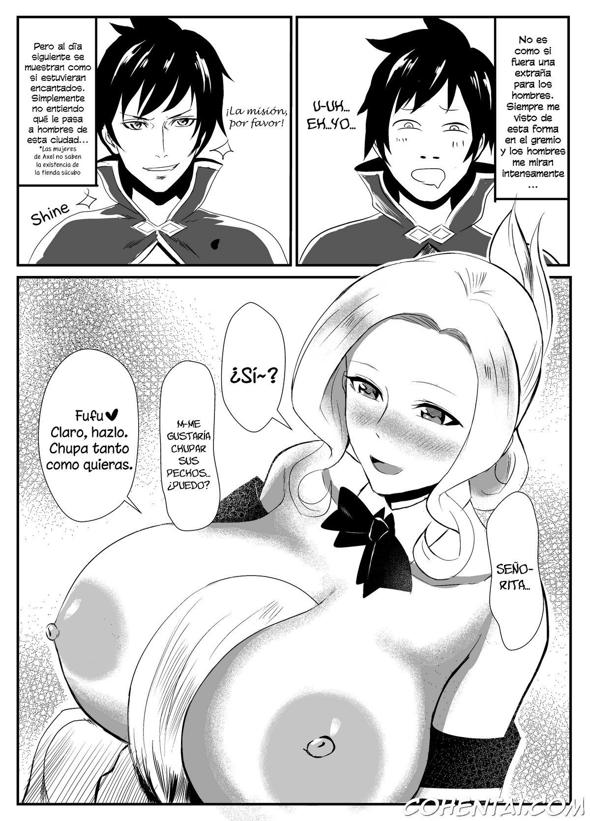 Uketsukejou to Chiisana Boukensha (Kono Subarashii Sekai ni Syukufuku o!) xxx comics manga porno doujin hentai español sexo 