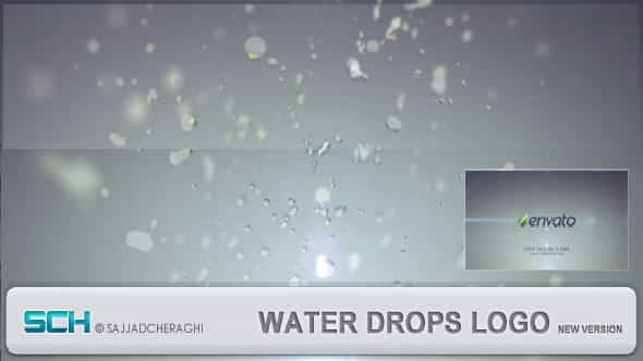 Water Drops Logo | Water - VideoHive 2393943