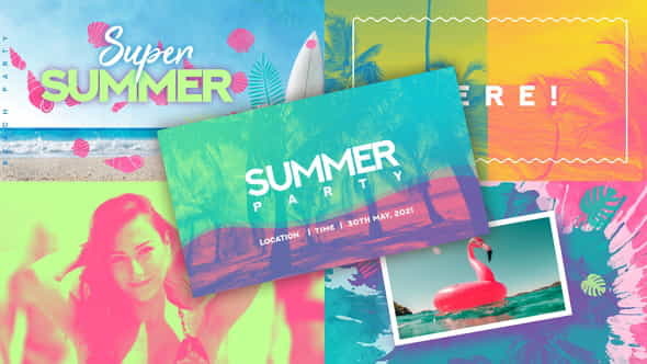 Summer Party Intro - VideoHive 32387903