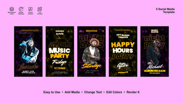 Instagram Concert Party - VideoHive 52970867