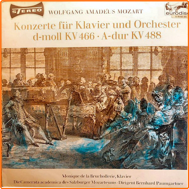 Mozart Concertos For Piano And Orchestra No 20 In D Minor, K 466 & No 23 In A Major, K 488 Vinyl SMG3ibGj_o