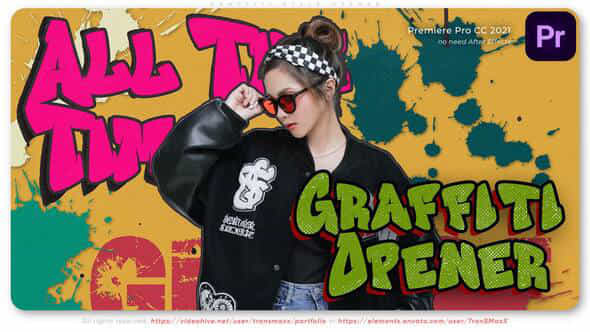 Graffiti Style Opener - VideoHive 56302196