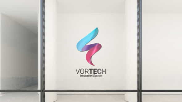 Glass Curtain Wall Logo Mock - VideoHive 25379151