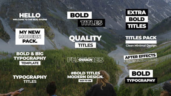 Bold Titles - VideoHive 45384880