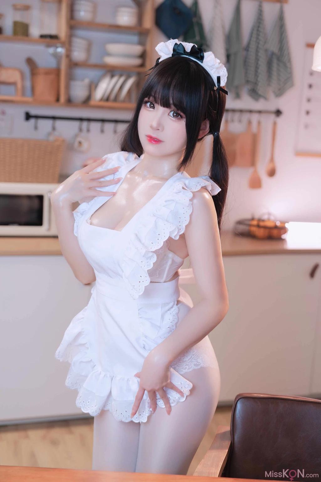 Coser@miko酱ww: 甜心女仆 (30 photos)(3)