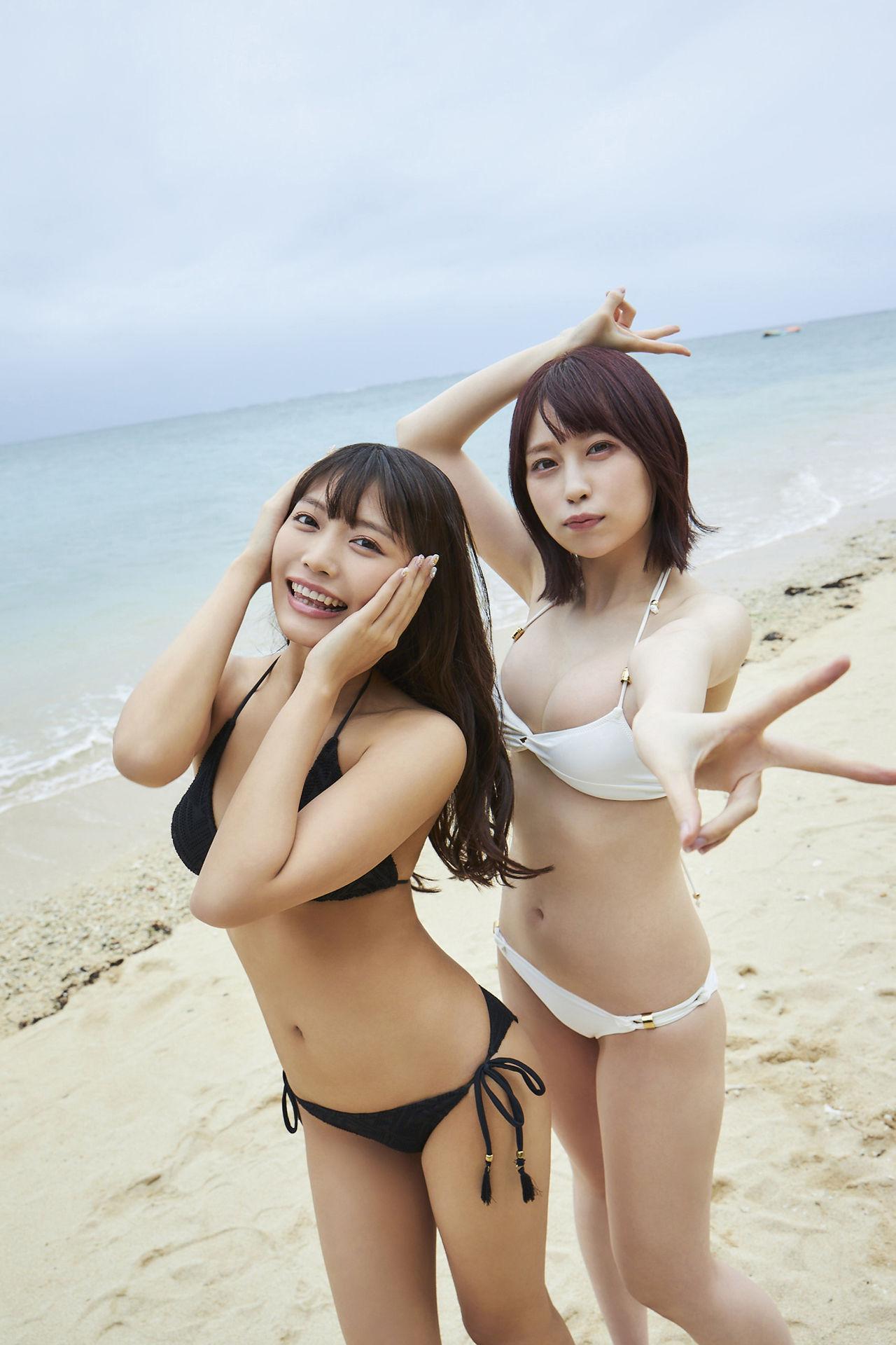 松下玲緒菜&宮内凛, ヤングガンガンデジタル限定写真集 「Dear Girls」 Set.01(33)