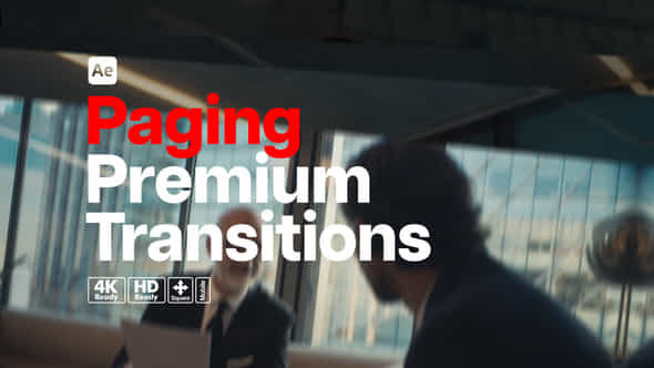 Premium Transitions Paging - VideoHive 52923972