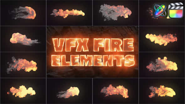 Vfx Fire Elements For Fcpx - VideoHive 51208663