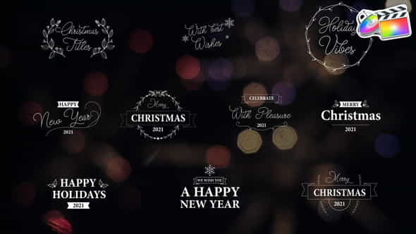 Christmas Titles | FCPX - VideoHive 29760996