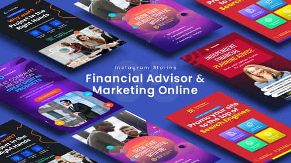 Financial AdvisorMarketing Online - VideoHive 33552084
