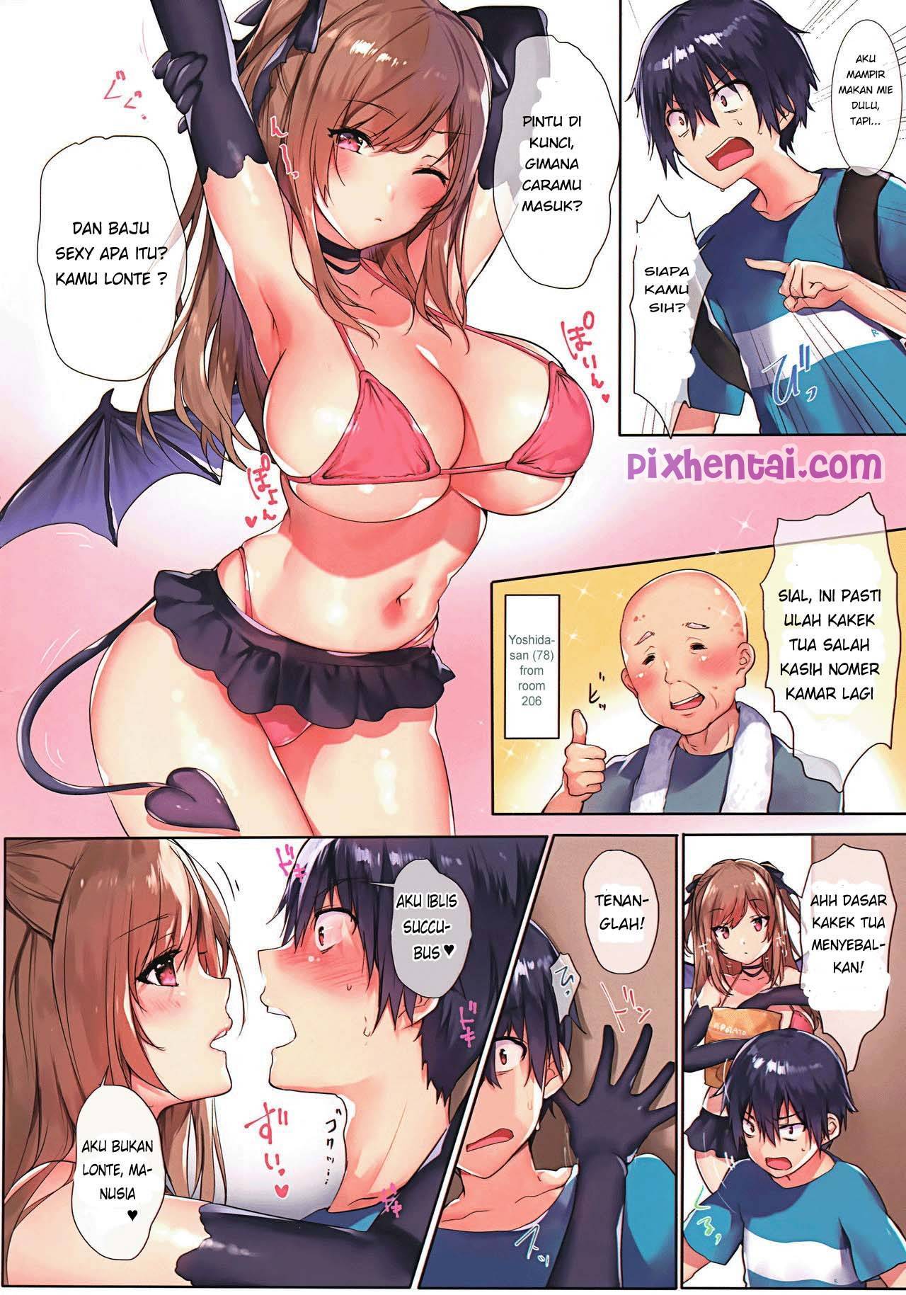 Komik Hentai Love Succubus : Gadis Berpakaian Sexy Penyedot Sperma Manga XXX Porn Doujin Sex Bokep 03