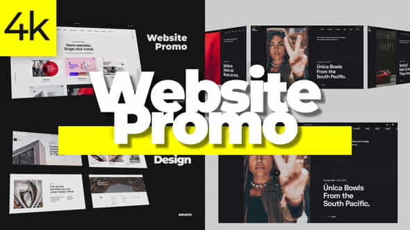 Stylish Website Promo 4K - VideoHive 29304119