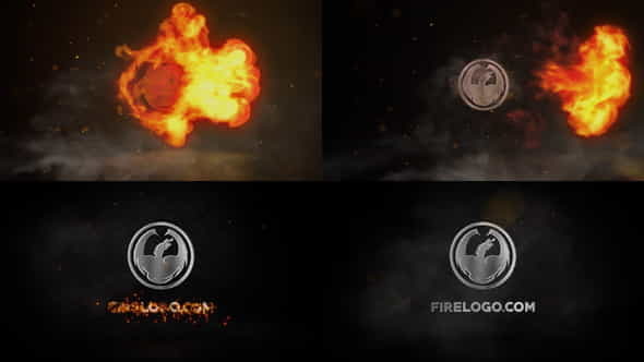 Fire And Chrome Logo | - VideoHive 26501667