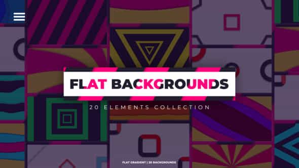Flat Background - VideoHive 46103239