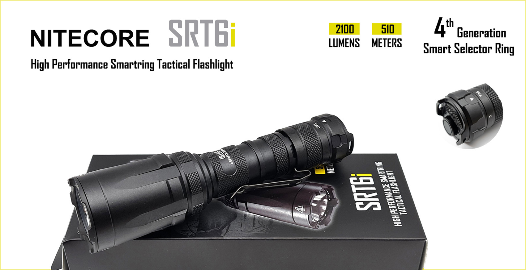 Nitecore SRT6i - 2100 lumens Smart Selector Ring - cpfitalia forum