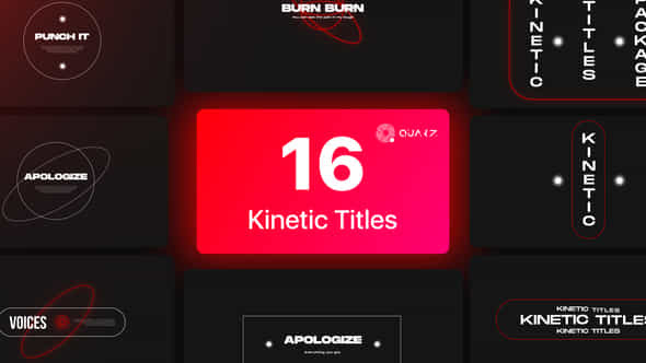 Kinetic Titles - VideoHive 44614566