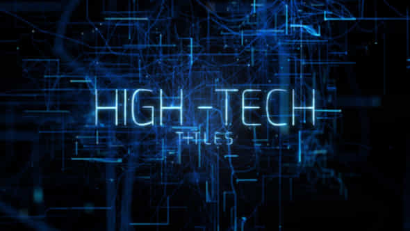 Hi-Tech Titles - VideoHive 16848005