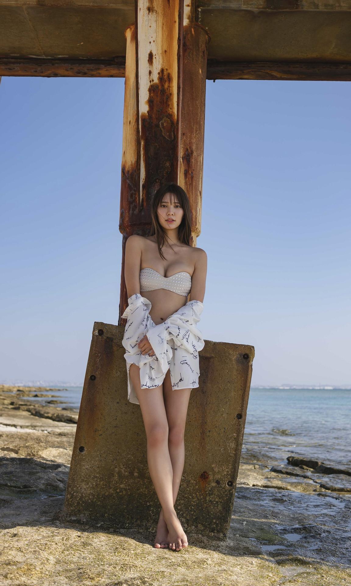 Asuka Kawazu 川津明日香, 週プレ Photo Book 「晴天、沖縄、気持ちいい」 Set.01(32)