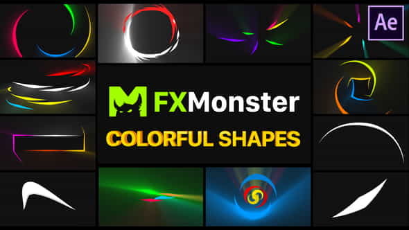 Colorful Shapes | After Effects - VideoHive 26589904