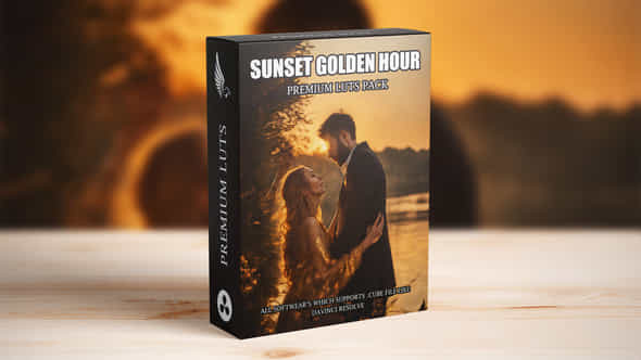 Sunset Golden Hour Luts Pack Cinematic Hollywood Film Look For Professional Video Grading - VideoHive 50099717