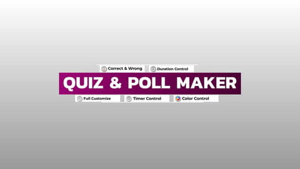 QuizPoll - VideoHive 36995602