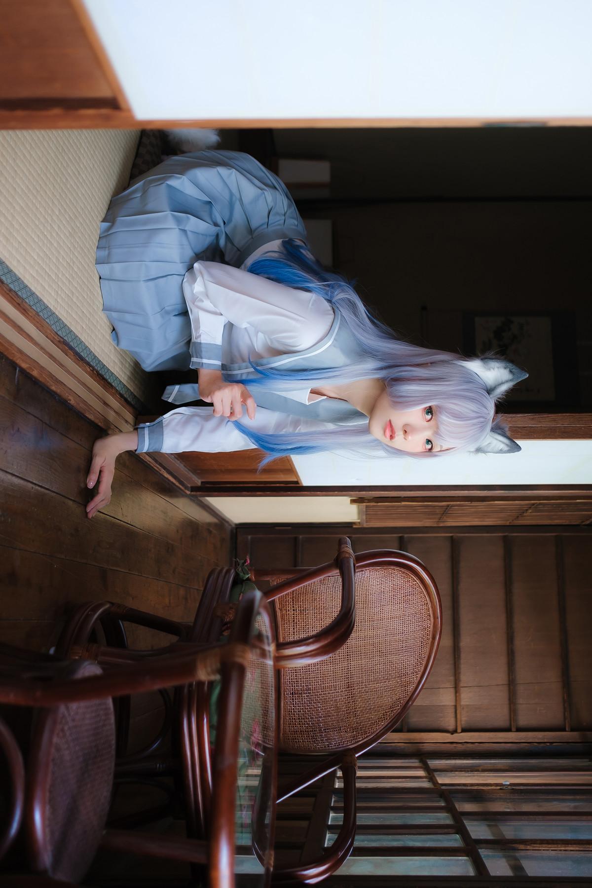 Cosplay ElyEE子 Veranda White Cat緣廊白貓(4)