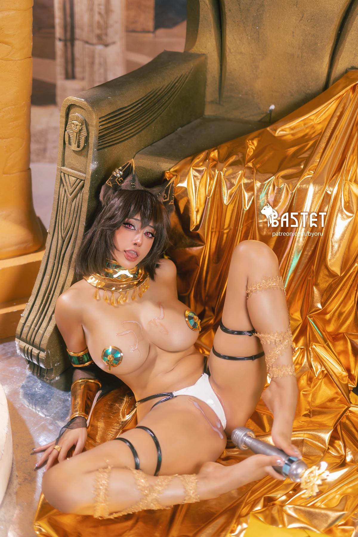 Cosplay 日本性感萝莉Byoru Bastet Houtengeki 巴斯泰托女神(30)