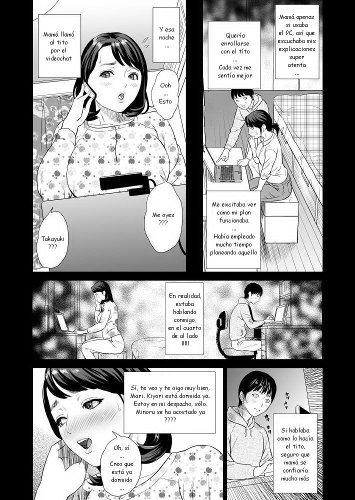 [Hyji] Kinjo Yuuwaku Mama Hen Joshou + Zenpen  La tentación en casa (Mamá. Prólogo) [Spanish] [joselillo]