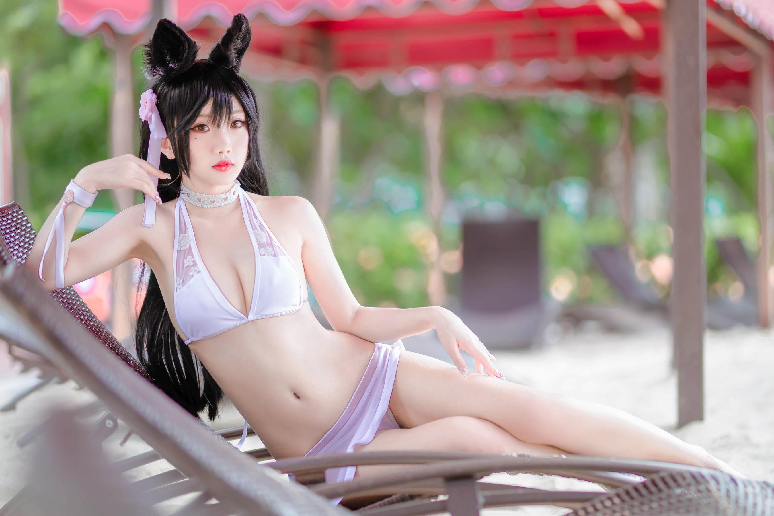 鬼畜瑶在不在w《泳装猫女外拍》 [COSPLAY福利] 写真集(17)