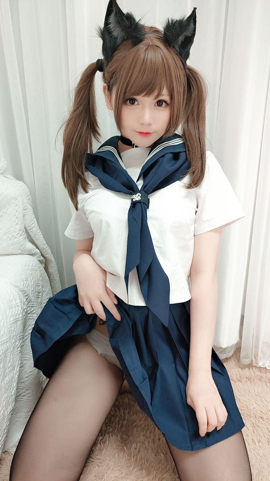 [Cosplay] 萌妹子Nyako喵子 – 水手服(3)