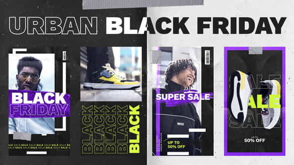 Urban Black Friday Instagram Stories - VideoHive 29438072