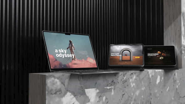 Laptop Tablet Mockup - VideoHive 56996674