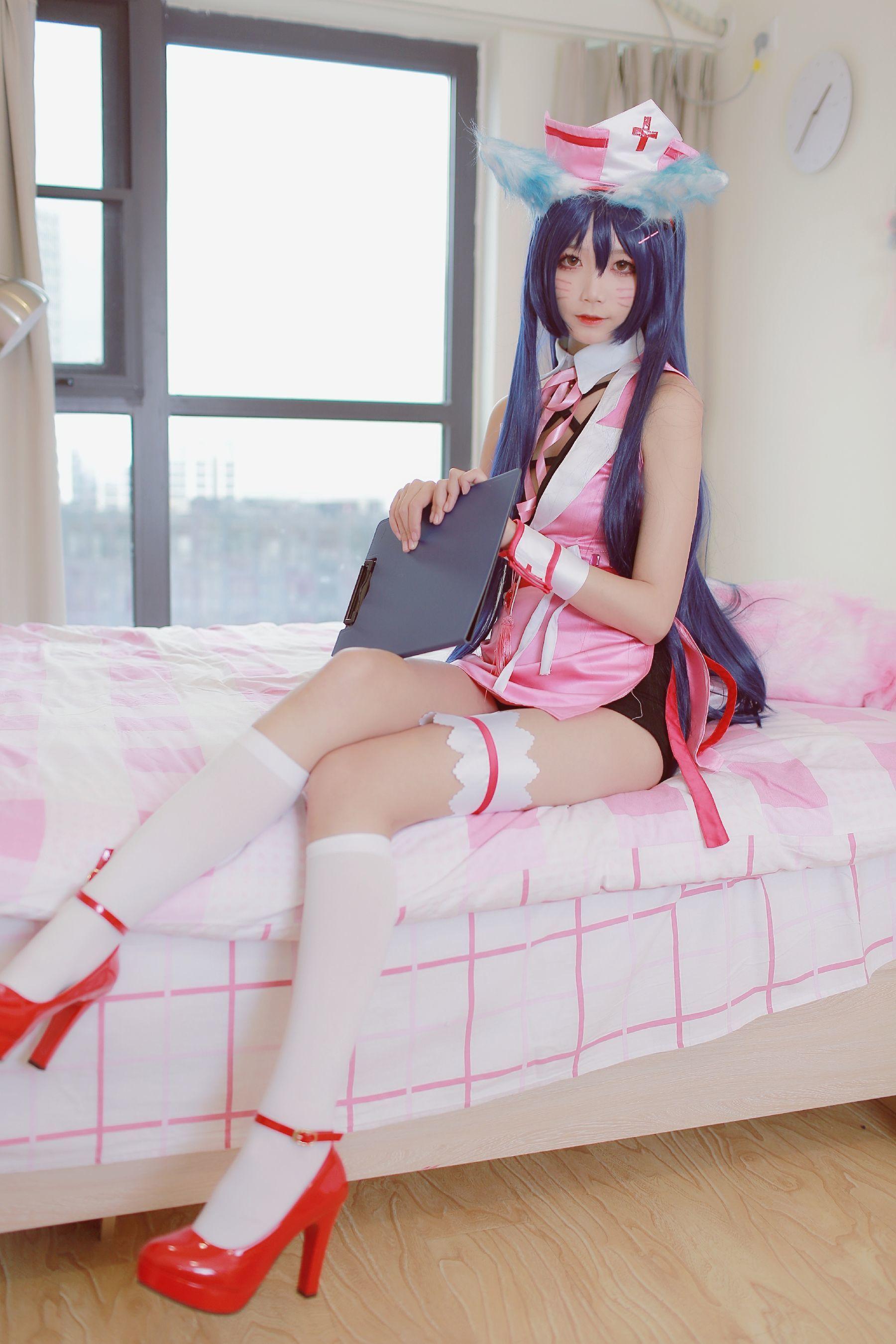 清纯少女五更百鬼《阿狸护士服》 [COSPLAY美女] 写真集(12)