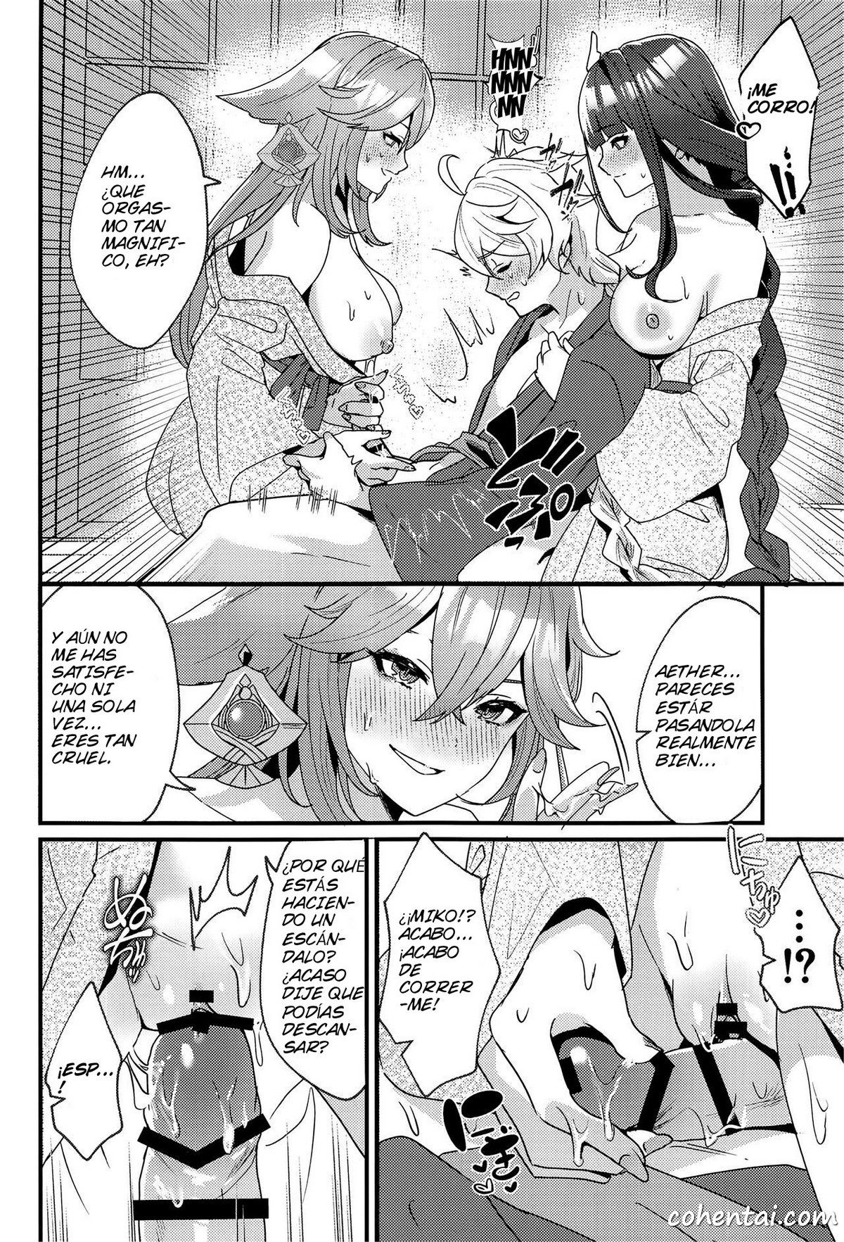 Inazuma Shippori Onsen Kyuuka (Genshin Impact) manga hentai xxx español