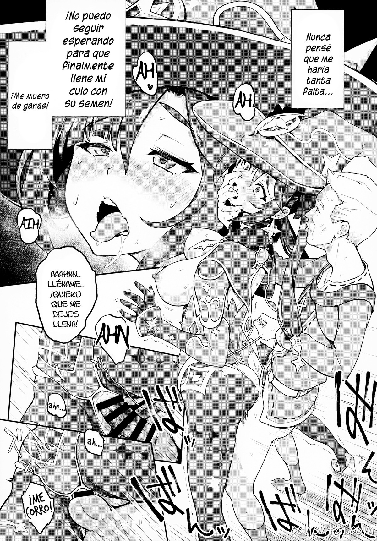 Mona-Gete Watashi wa Mona, Gete-sama no Shoyuubutsu desu. (Genshin Impact) xxx comics manga porno doujin hentai español sexo 