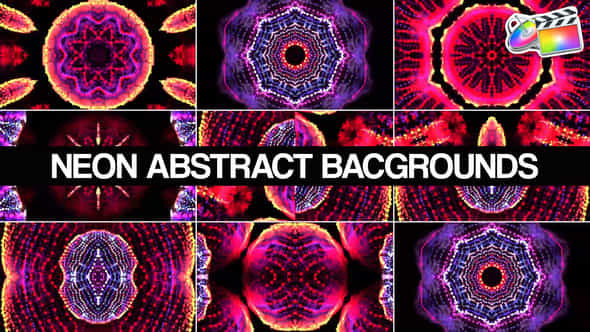 Neon Abstract Backgrounds For Fcpx - VideoHive 53431615