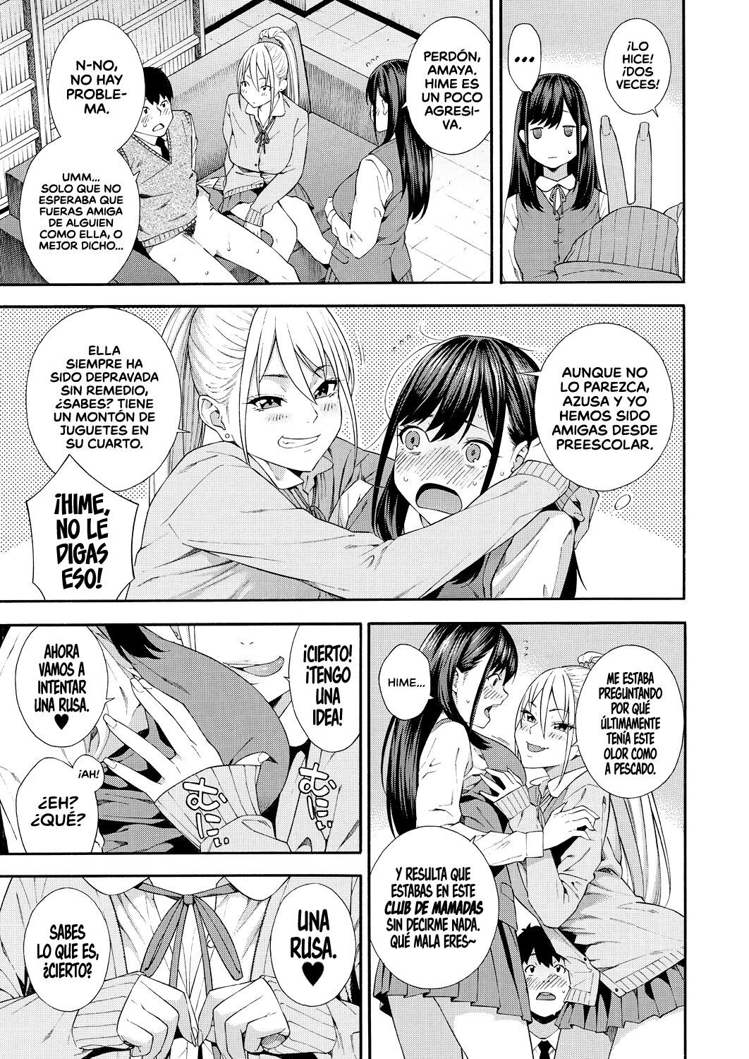 [Zonda] Fellatio Kenkyuubu _ Departamento de Investigación de las Felaciones Ch. 1-4 [Span