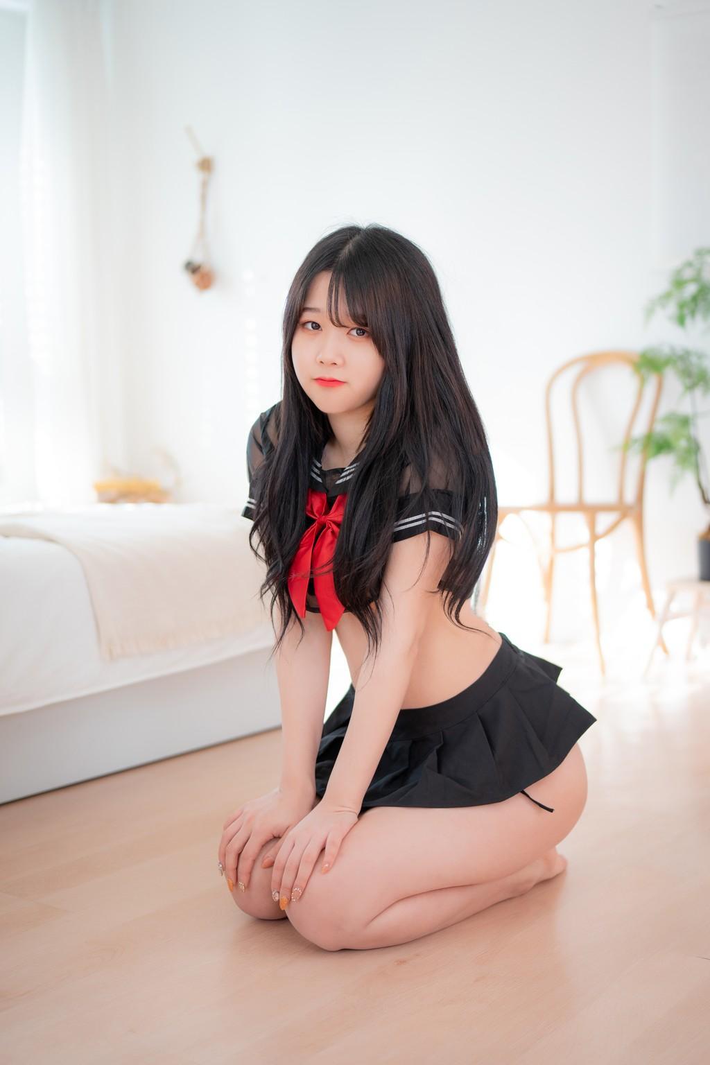 [CreamSoda] Zia (지아) - White Cat (77 photos)(36)