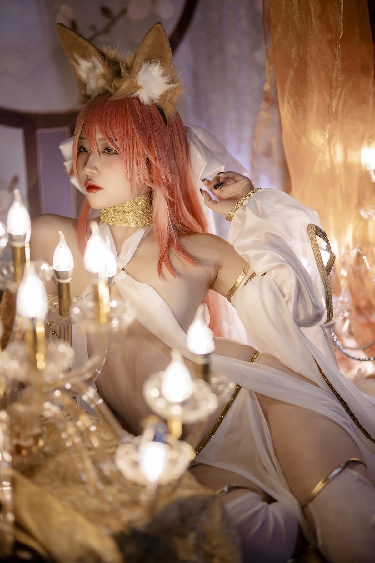 Cosplay 二佐Nisa 玉藻前同人舞娘(24)