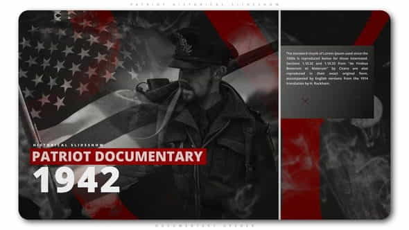 Patriot Historical Slideshow - VideoHive 22098040