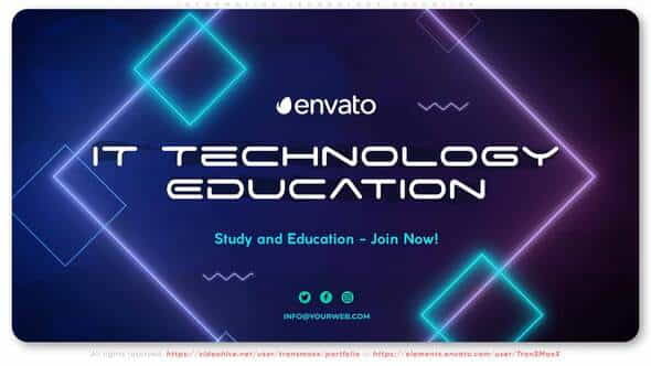 Information Technology Education - VideoHive 33002045