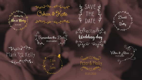 Wedding Day Titles | After - VideoHive 33468015