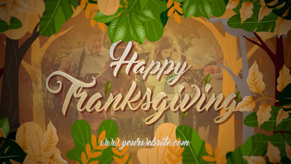Thanksgiving Day Opener - VideoHive 41203715