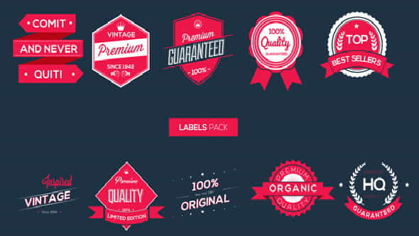 Labels Pack - VideoHive 5562503
